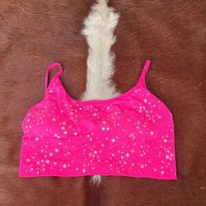 Pink Starry Women's Bralette